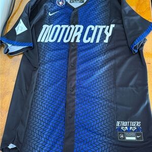 Tarik Skubal Detroit Tigers City Connect Motor City Jersey men’s XXL
